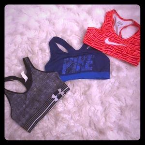 3 pack Nike and Under Armor